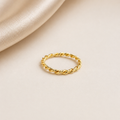Célinor Twisted Elegance Ring – Edler gedrehter Goldring