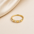 Célinor Heart Glow Ring – Goldring mit Herzdesign & Zirkonia Steinen