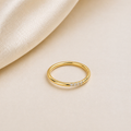 Goldring Damen filigran mit Zirkonia – Minimalistischer Ring elegant & zeitlos
