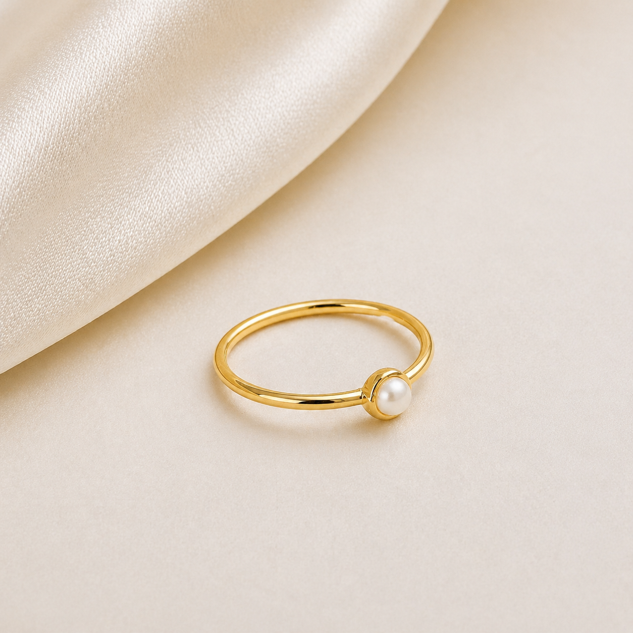 Célinor „Perla Élégance“ Ring – Feiner Goldring mit edler Perle
