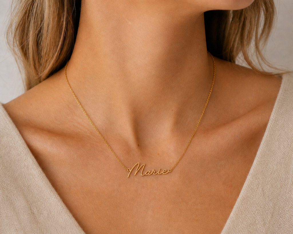 Signatura Monoline Namenskette – Personalisierter Schmuck in zeitloser Eleganz