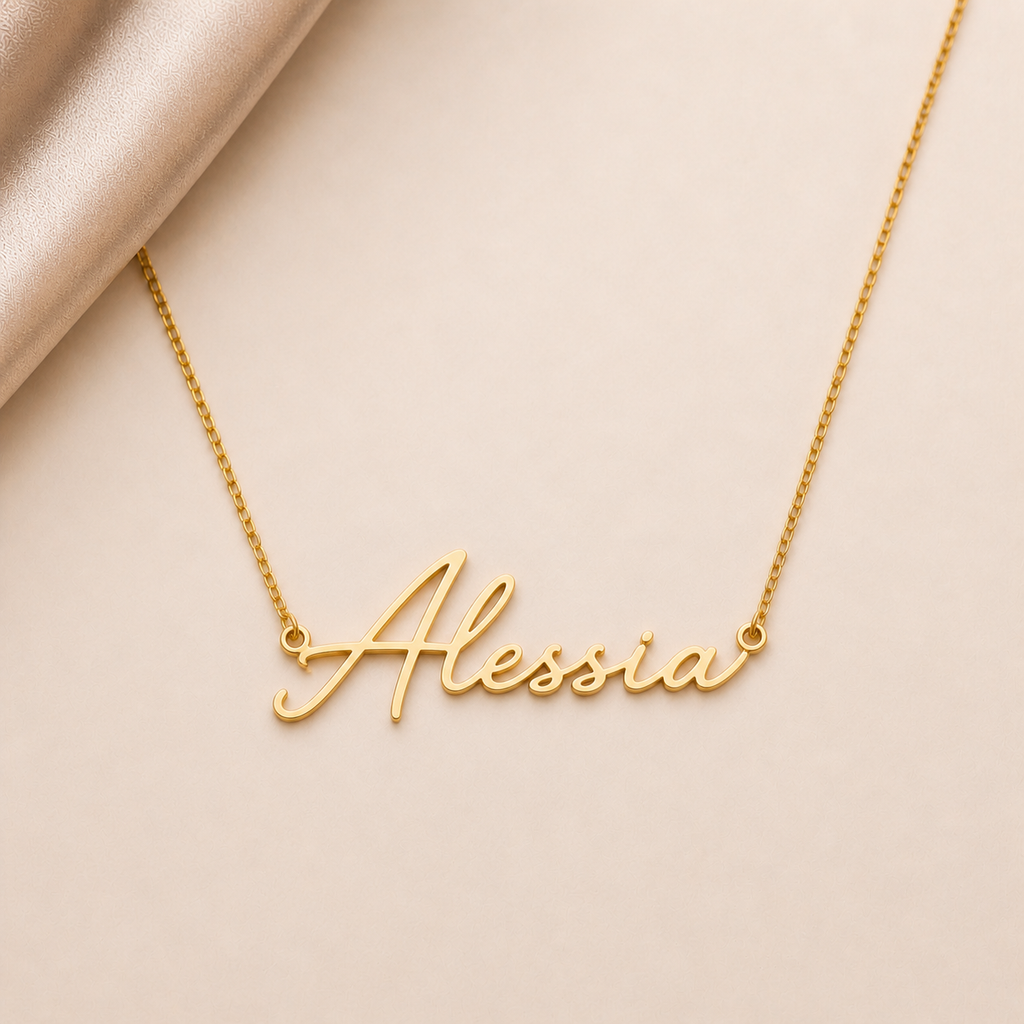 Brittany Signature Namenskette – Personalisierter Schmuck in eleganter Handschrift
