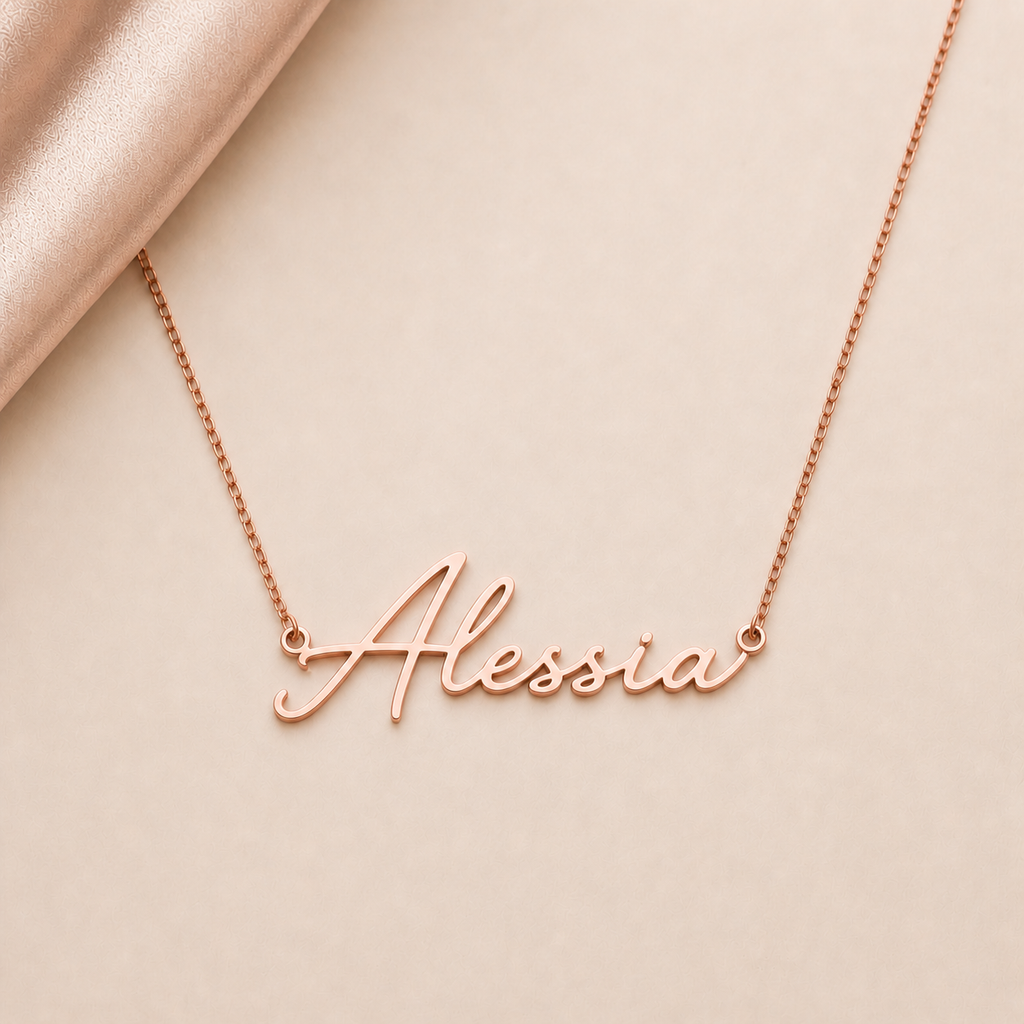Brittany Signature Namenskette – Personalisierter Schmuck in eleganter Handschrift
