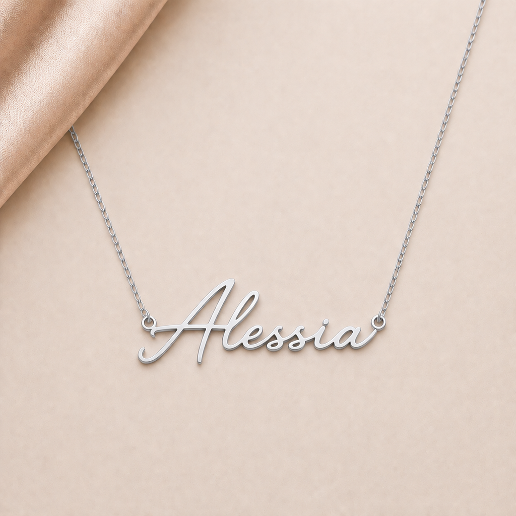 Brittany Signature Namenskette – Personalisierter Schmuck in eleganter Handschrift