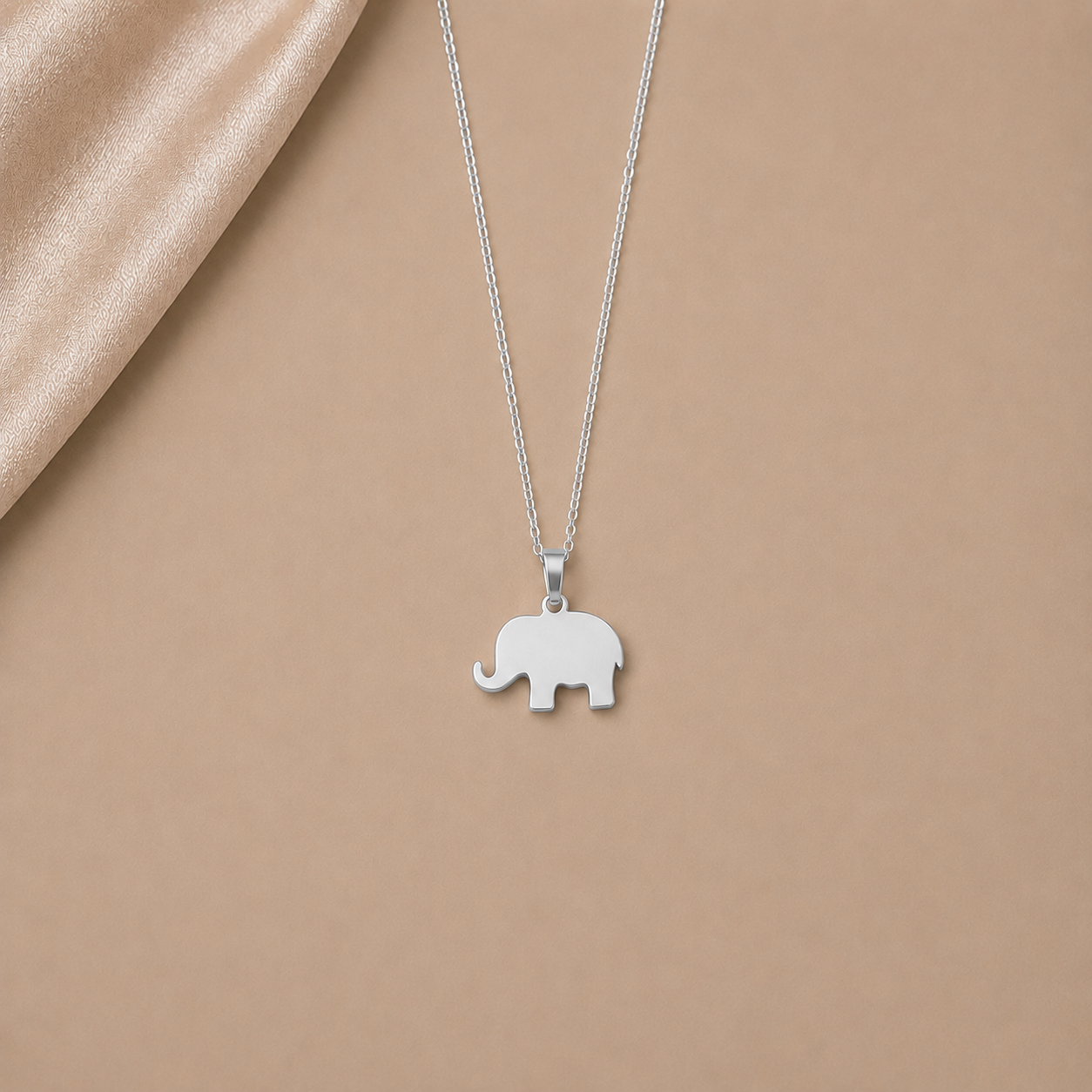 Elefantenkette Damen filigran – Silber, vergoldet & Roségold