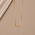 Célinor Infinity – Zeitlose Unendlichkeits Halskette in Gold, Rosegold & Silber