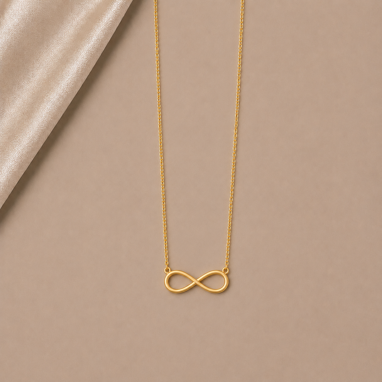 Célinor Infinity – Zeitlose Unendlichkeits Halskette in Gold, Rosegold & Silber