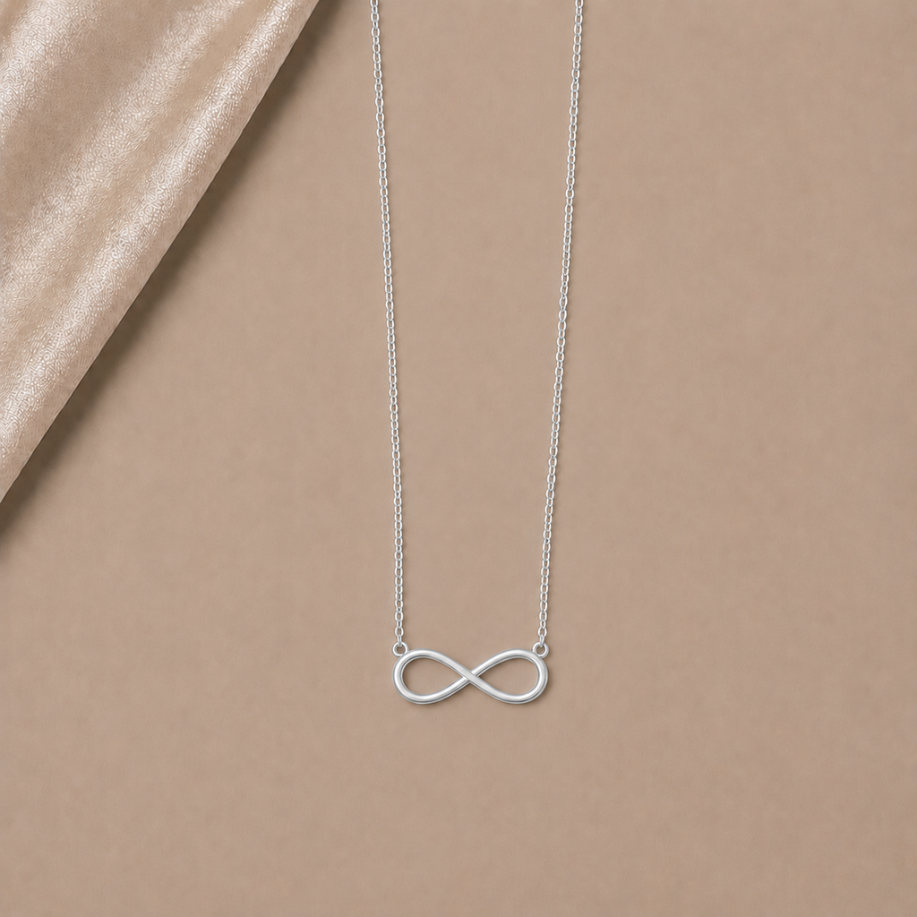 Célinor Infinity – Zeitlose Unendlichkeits Halskette in Gold, Rosegold & Silber