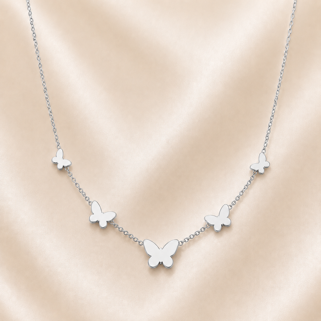 Schmetterling Halskette – Zeitlose Eleganz in Gold, Roségold & Silber