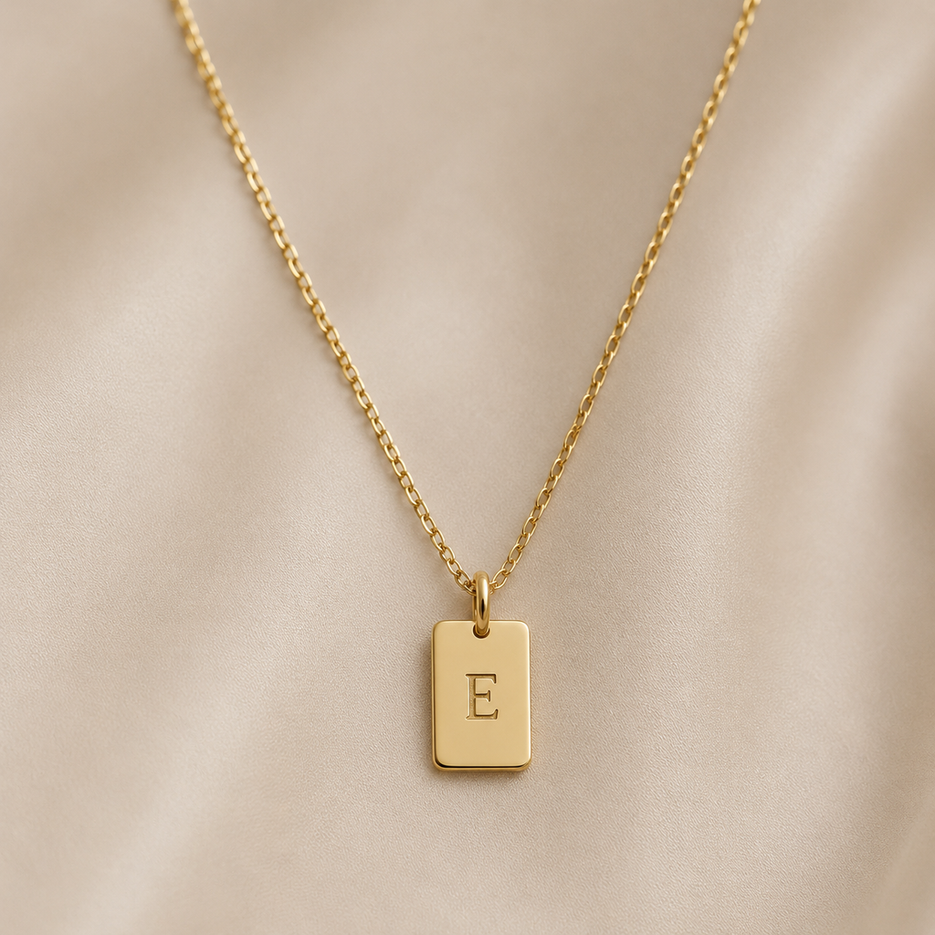 Célinor Eterna - Halskette – Minimalistische Initialenkette mit deinem Buchstaben