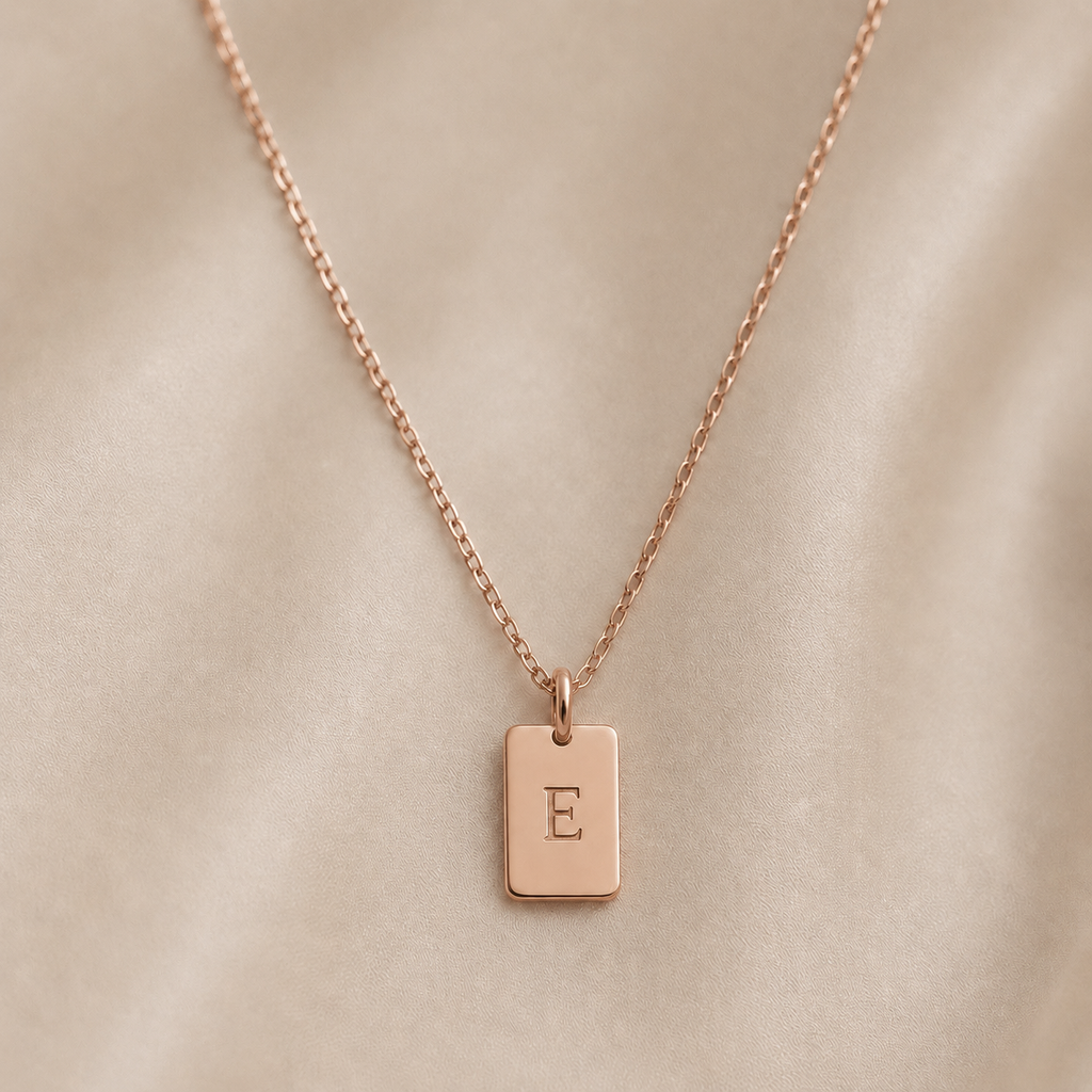 Célinor Eterna - Halskette – Minimalistische Initialenkette mit deinem Buchstaben
